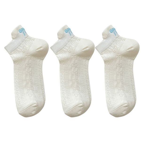 Женские хлопковые носки с бантом, 3 пары, низкие, мягкие и дышащие Anna-Kaci, Ivory
Женские хлопковые носки с бантом, 3 пары, низкие, мягкие и дышащие Anna-Kaci, Ivory