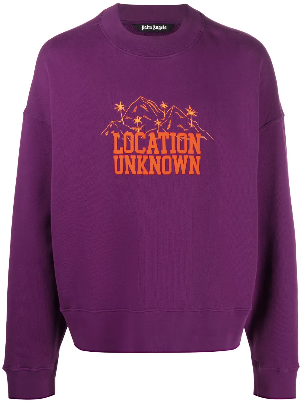Толстовка Location Unknown PALM ANGELS, фиолетовый
Толстовка Location Unknown PALM ANGELS, фиолетовый