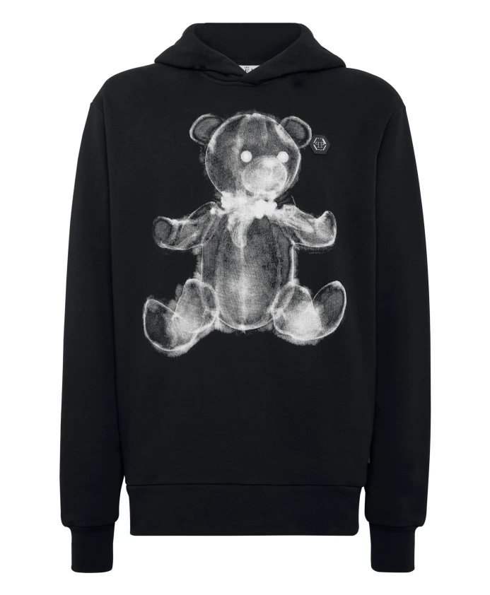 Толстовка с капюшоном, плюшевый мишка Philipp Plein, черный
Толстовка с капюшоном, плюшевый мишка Philipp Plein, черный