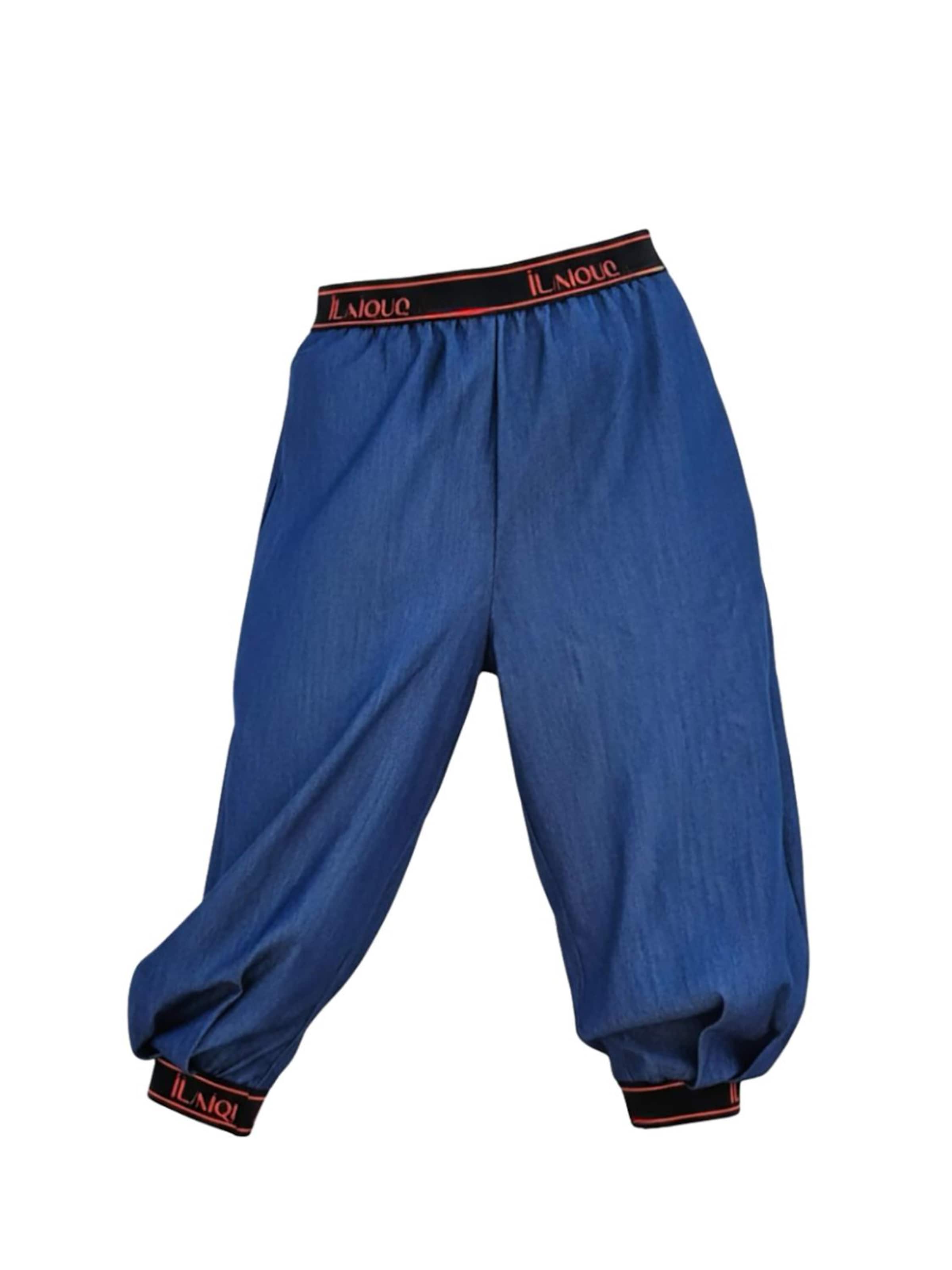 IUnique Штаны 'Pantalon pirat 3/4', джинсовые, синие
IUnique Штаны 'Pantalon pirat 3/4', джинсовые, синие