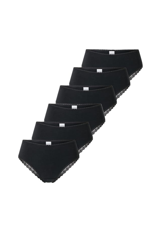 Трусы Бразилия 6 пар в упаковке 95/5 современный хлопок Schiesser, черный
Трусы Бразилия 6 пар в упаковке 95/5 современный хлопок Schiesser, черный