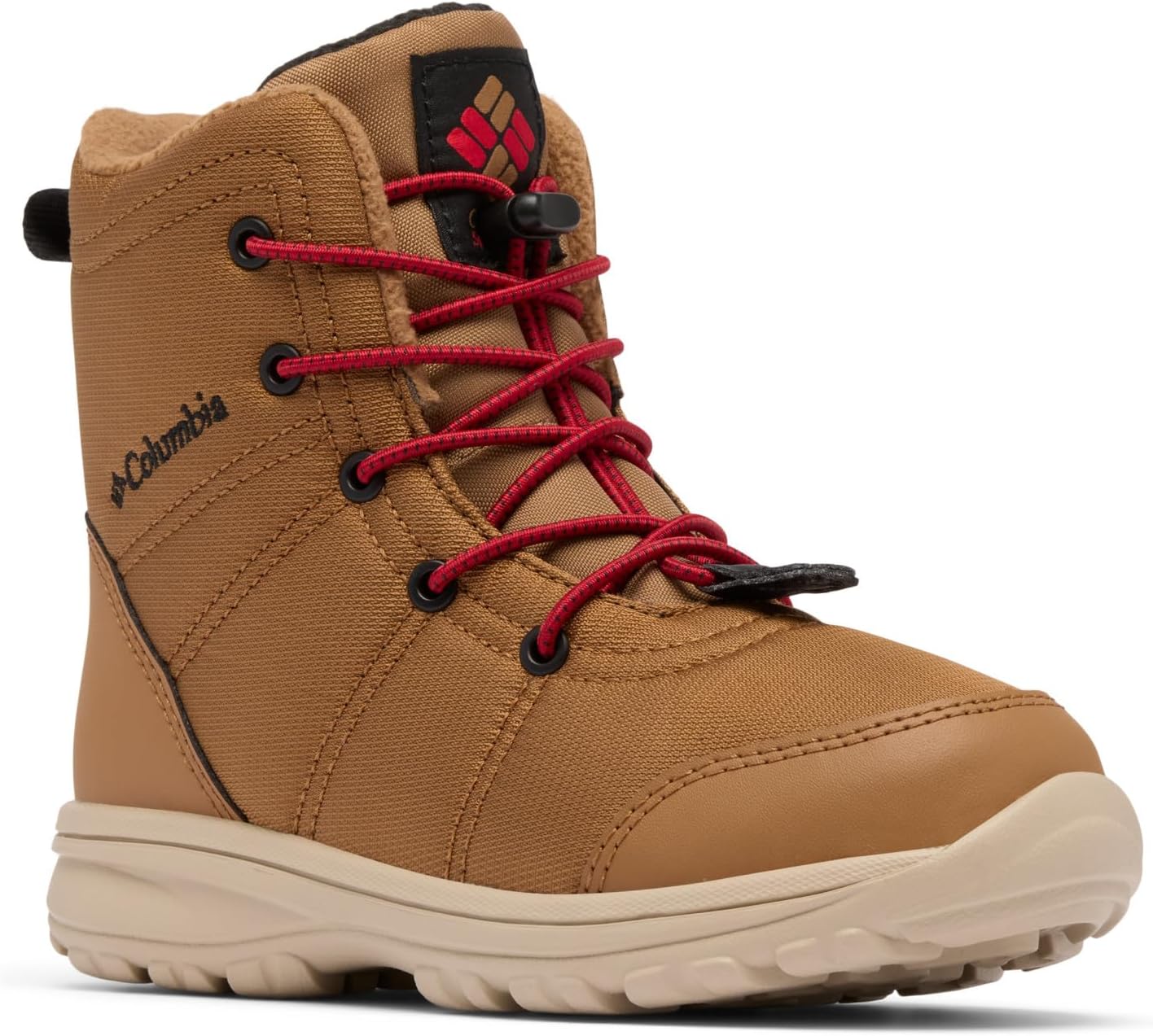 Columbia Kids' Fairbanks Omni-heat зимние ботинки, Elk/Mountain Red
Columbia Kids' Fairbanks Omni-heat зимние ботинки, Elk/Mountain Red