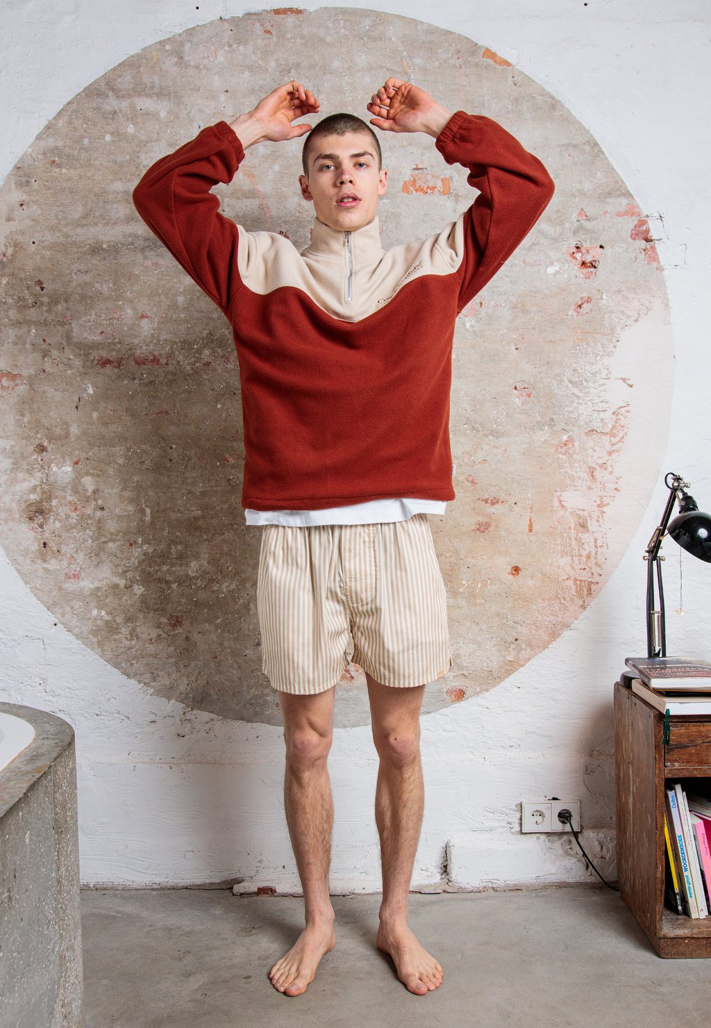 Боксеры STRIPED Pockies, бежевый 
Боксеры STRIPED Pockies, бежевый