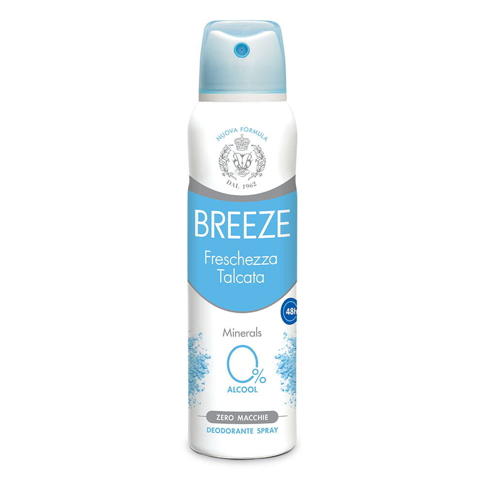 Breeze, Freschezza Talcata, Дезодорант, 150мл
Breeze, Freschezza Talcata, Дезодорант, 150мл