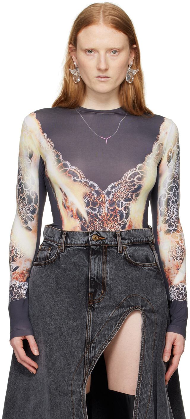 Черная футболка с длинным рукавом Trompe L'œil Y/Project
Черная футболка с длинным рукавом Trompe L'œil Y/Project