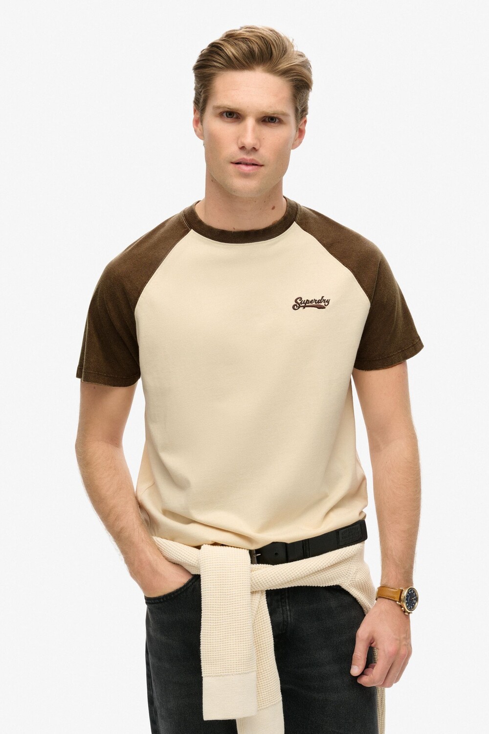 Бейсбольная футболка с логотипом Essential Superdry, коричневый
Бейсбольная футболка с логотипом Essential Superdry, коричневый