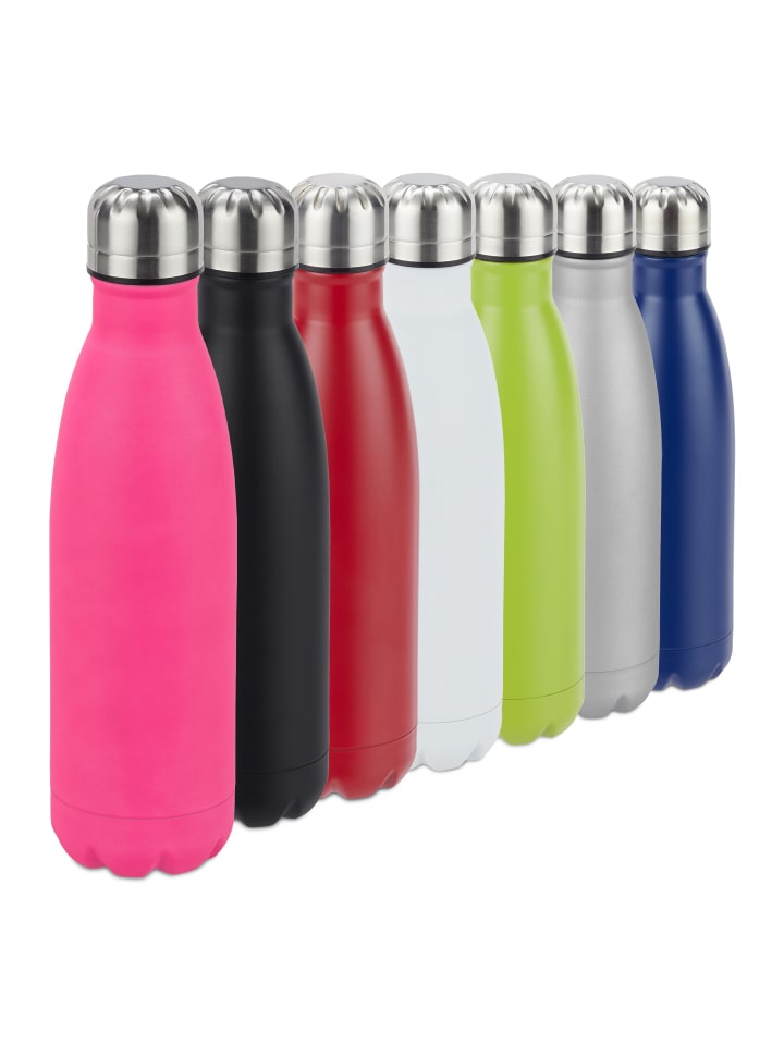 Relaxdays 2 розовые бутылки для воды - 500 мл
Relaxdays 2 розовые бутылки для воды - 500 мл