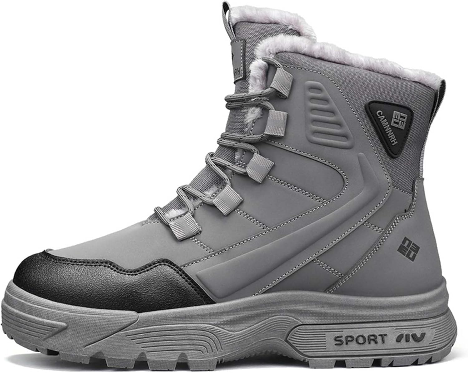 Высокие зимние и осенние теплые снежные ботинки с меховой подкладкой и хлопковой обувью Generic, серый
Высокие зимние и осенние теплые снежные ботинки с меховой подкладкой и хлопковой обувью Generic, серый