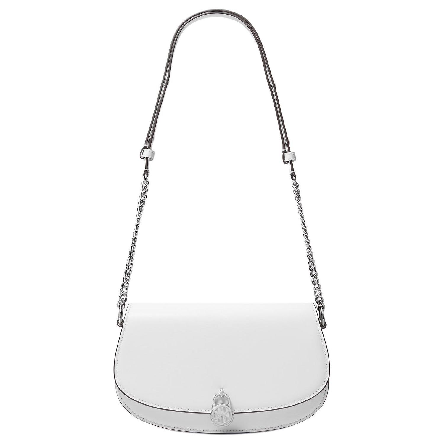 MICHAEL KORS Кожаная сумка-мессенджер Mila, средняя женская наплечная сумка white
MICHAEL KORS Кожаная сумка-мессенджер Mila, средняя женская наплечная сумка white