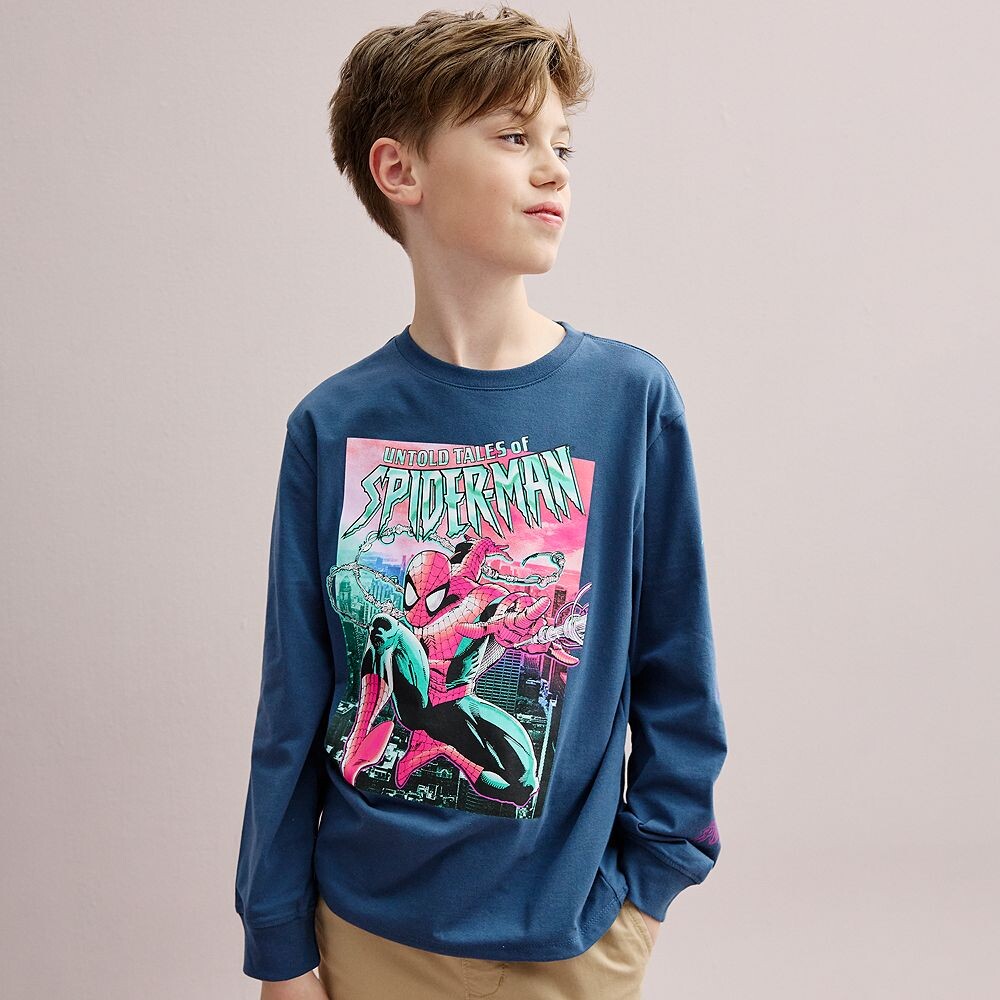 Футболка с длинными рукавами и рисунком Marvel Spider-Man Untold Stories для мальчиков 8–20 лет, цвет Bering Sea
Футболка с длинными рукавами и рисунком Marvel Spider-Man Untold Stories для мальчиков 8–20 лет, цвет Bering Sea