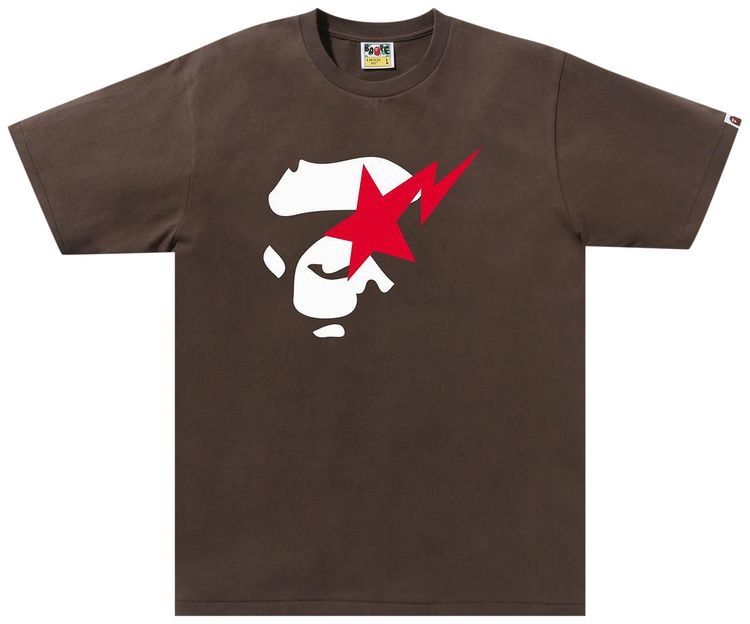 Футболка BAPE Ape Face Sta Tee, коричневый
Футболка BAPE Ape Face Sta Tee, коричневый