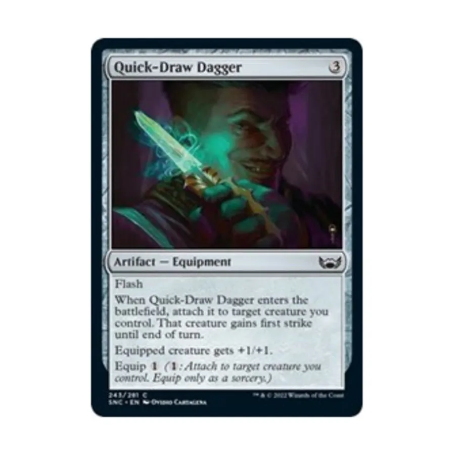 CCG Кинжал быстрого выхвата (С), MTG - Streets of New Capenna
CCG Кинжал быстрого выхвата (С), MTG - Streets of New Capenna