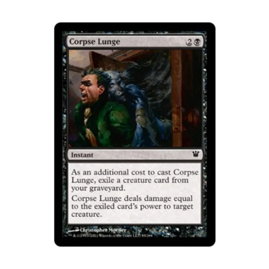 CCG Трупный выпад (C) (Рольга), MTG - Innistrad
CCG Трупный выпад (C) (Рольга), MTG - Innistrad