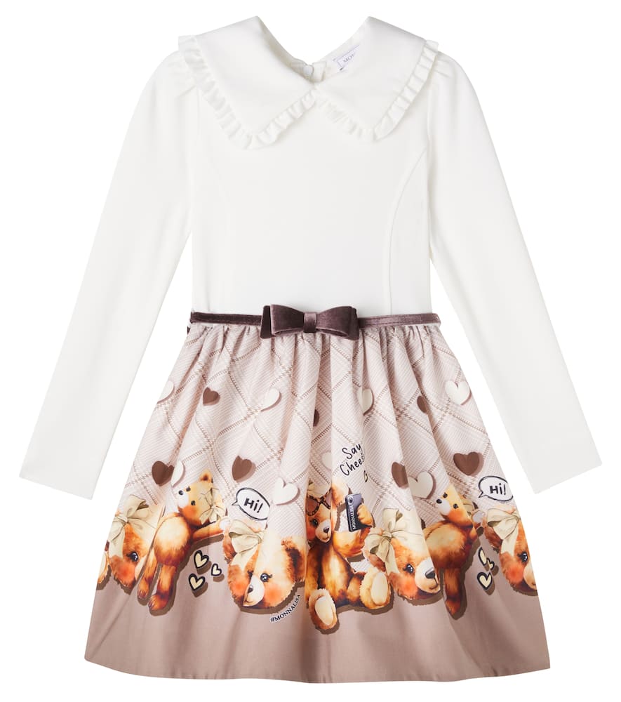 Печатное платье из хлопковой смеси Monnalisa, Panna+Marrone
Печатное платье из хлопковой смеси Monnalisa, Panna+Marrone