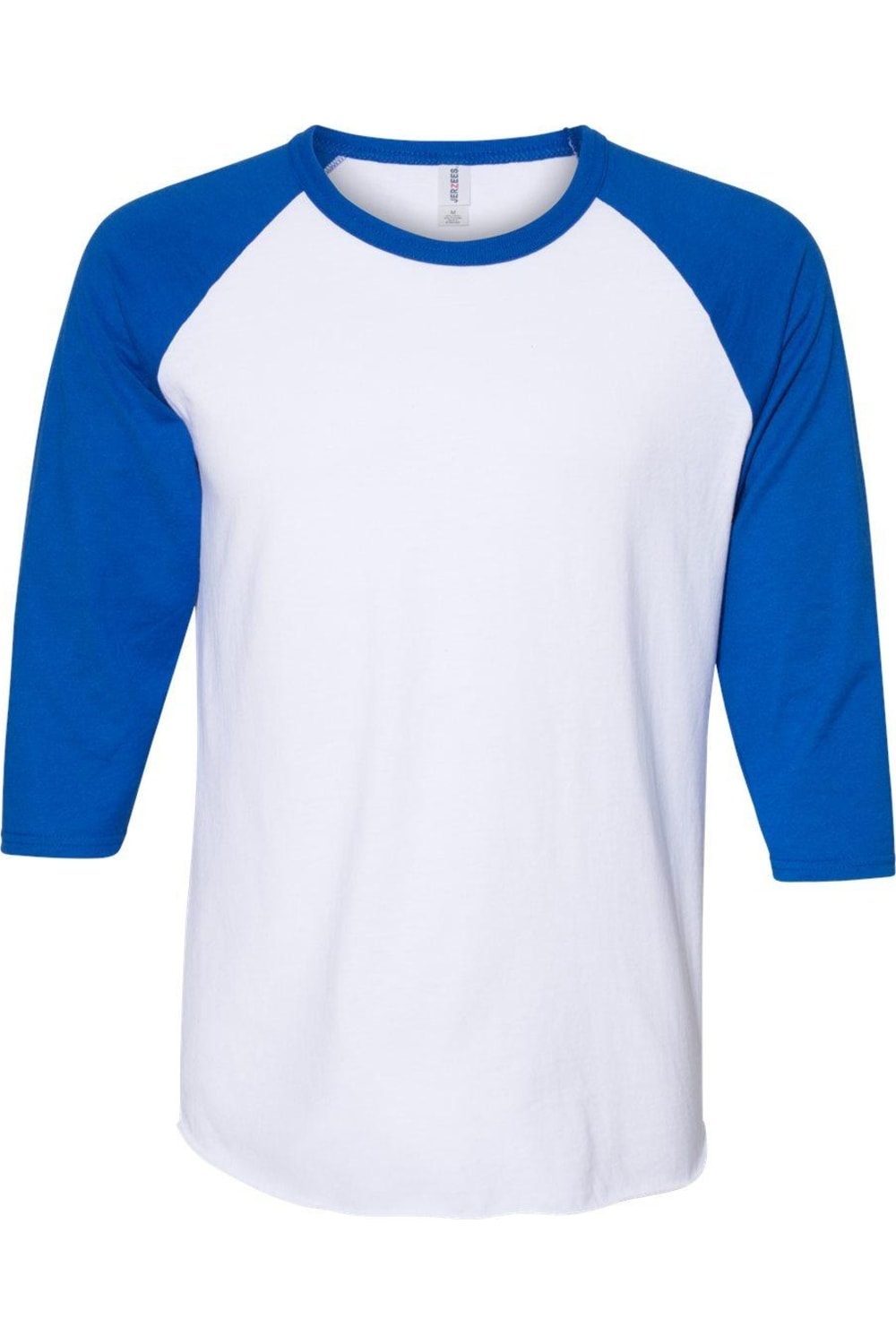 Футболка бейсбольная JERZEES Premium Blend Ringspun с рукавом реглан три четверти, цвет white/ royal
Футболка бейсбольная JERZEES Premium Blend Ringspun с рукавом реглан три четверти, цвет white/ royal