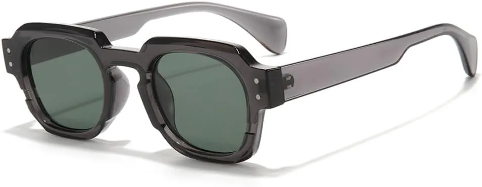 Маленькие квадратные солнцезащитные очки для женщин с заклепками, ретро-панк, мужские синие солнцезащитные очки, зеленые солнцезащитные очки UV400 MTZJH, Grey
Маленькие квадратные солнцезащитные очки для женщин с заклепками, ретро-панк, мужские синие солнцезащитные очки, зеленые солнцезащитные очки UV400 MTZJH, Grey