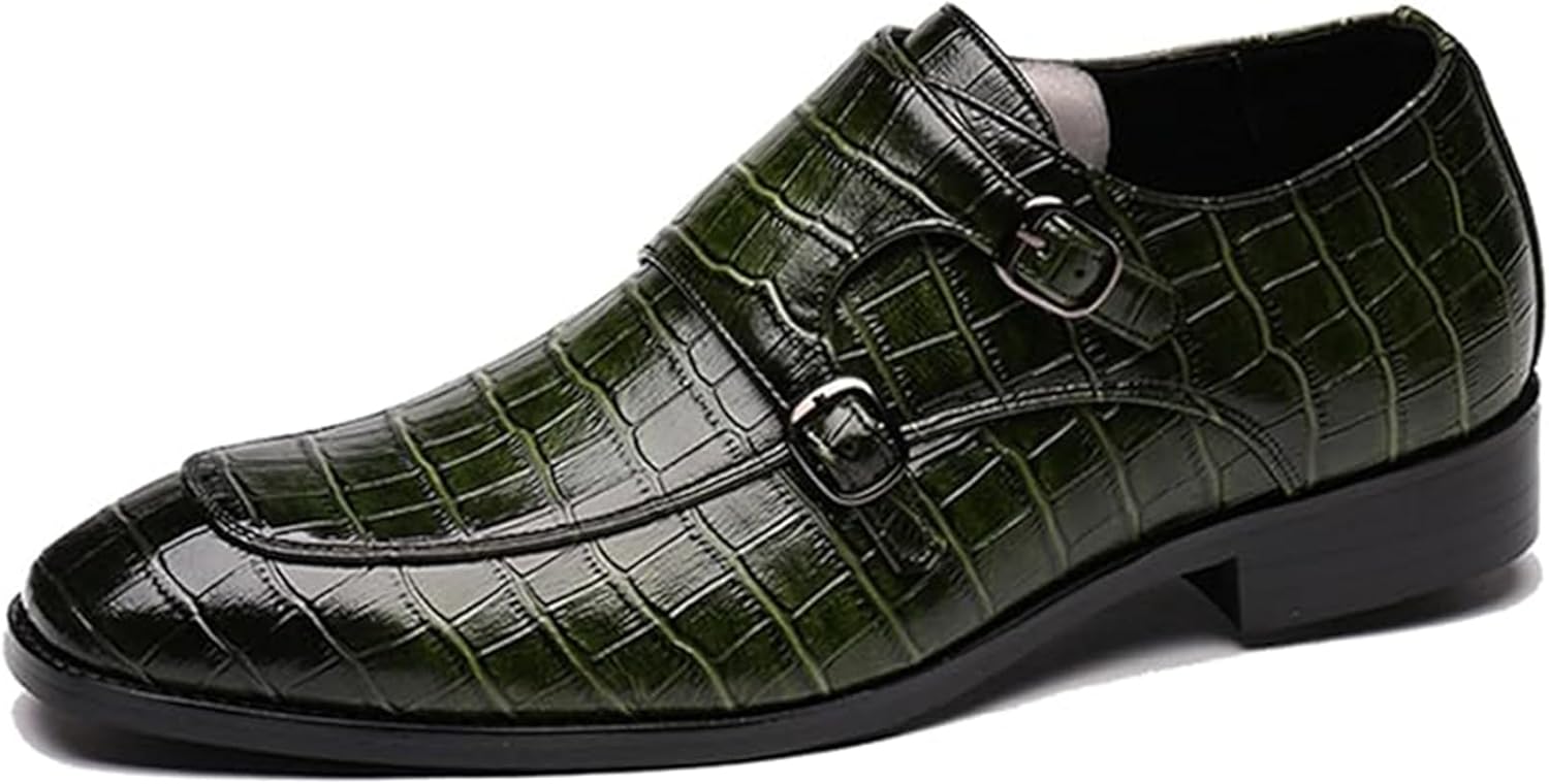 Мужские кожаные оксфорды с двойной монк-ремешком, слипоны, деловые и повседневные туфли, удобные свадебные обувь Xinduoyu, зеленый
Мужские кожаные оксфорды с двойной монк-ремешком, слипоны, деловые и повседневные туфли, удобные свадебные обувь Xinduoyu, зеленый