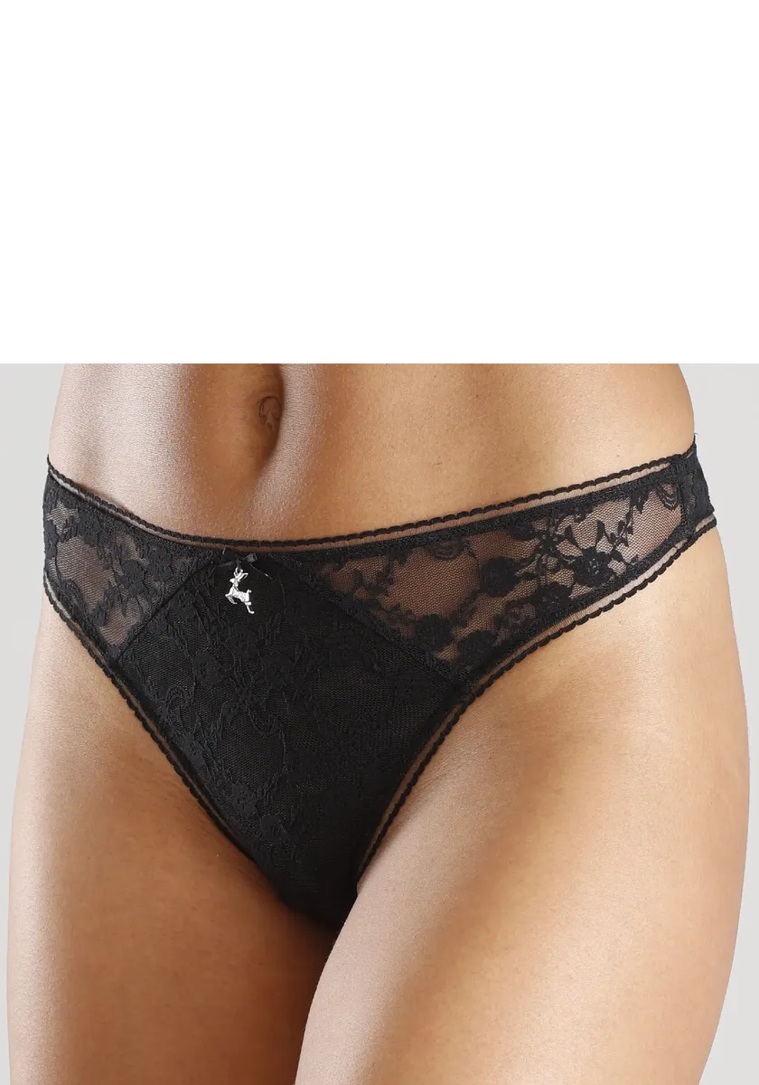 Стринги LASCANA из нежного жаккардового кружева с красивой фурнитурой, черный
Стринги LASCANA из нежного жаккардового кружева с красивой фурнитурой, черный