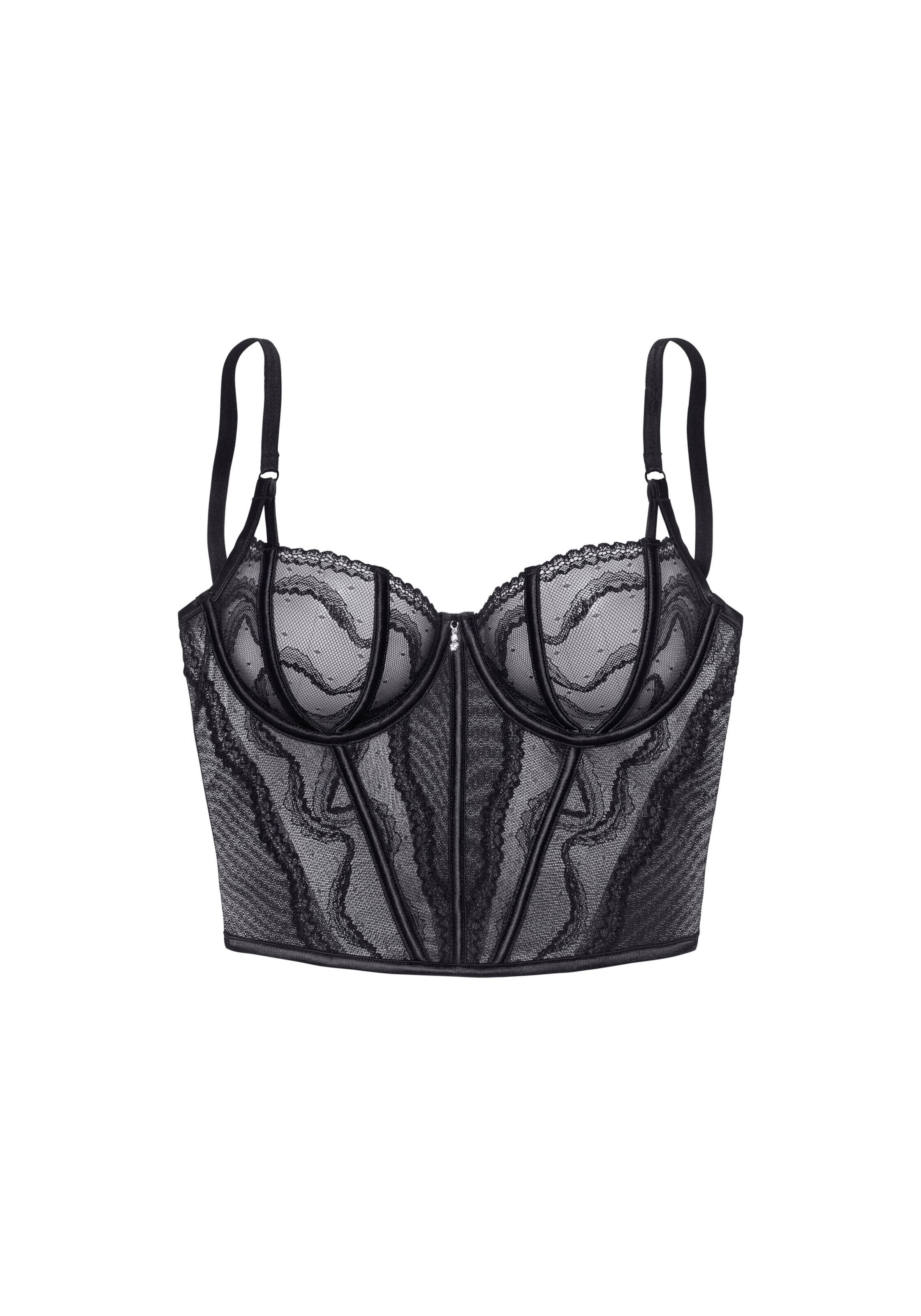 LASCANA Корсет в черном цвете
LASCANA Корсет в черном цвете