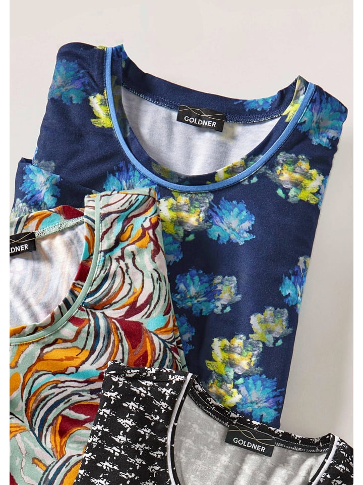 GOLDNER Укороченный размер: Футболка с принтом ярких цветов, темно-синего/с узором, Синий, GOLDNER Укороченный размер: Футболка с принтом ярких цветов, темно-синего/с узором
GOLDNER Укороченный размер: Футболка с принтом ярких цветов, темно-синего/с узором, Синий, GOLDNER Укороченный размер: Футболка с принтом ярких цветов, темно-синего/с узором