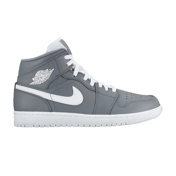Кроссовки Air Jordan 1 Mid 'Cool Grey', серый
Кроссовки Air Jordan 1 Mid 'Cool Grey', серый