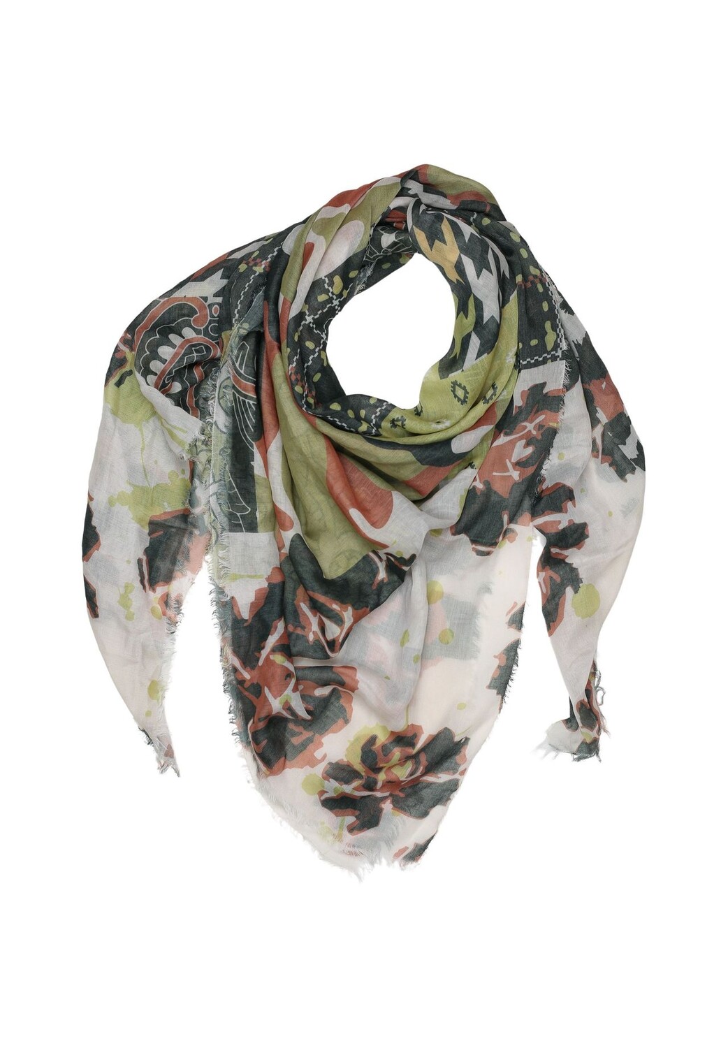 Армейский шарф формата XXL в модном дизайне Collezione alessandro, хаки
Армейский шарф формата XXL в модном дизайне Collezione alessandro, хаки