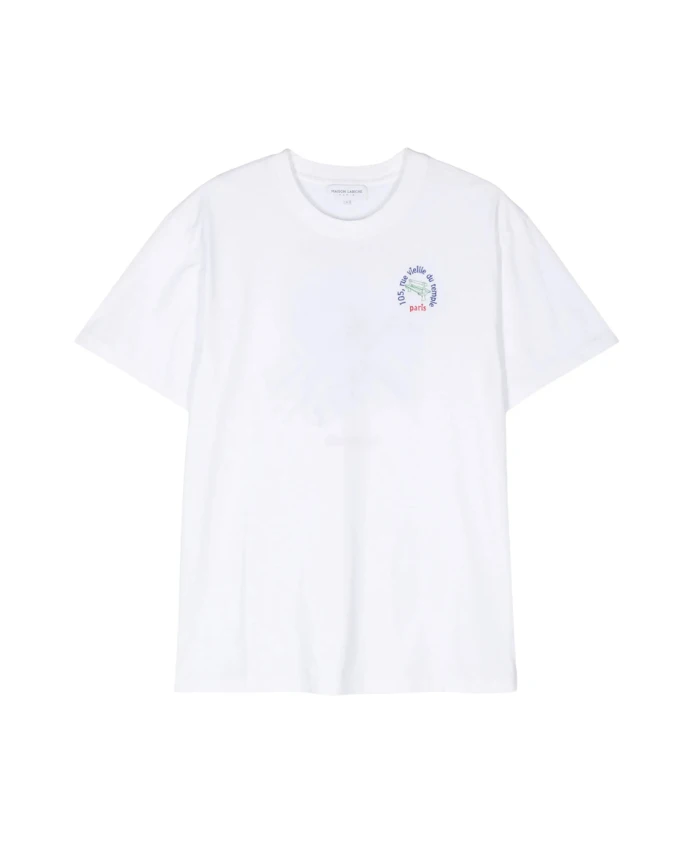 Хлопковая футболка с вышитым логотипом. Maison Labiche, белый
Хлопковая футболка с вышитым логотипом. Maison Labiche, белый