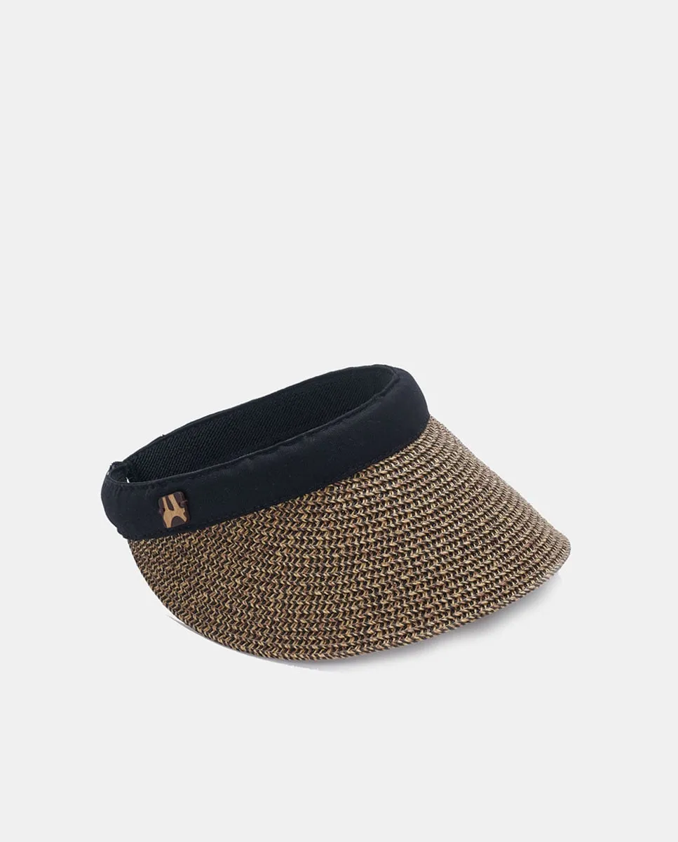 Козырек в крапинку черного цвета с черной полосой Aranda, черный
Козырек в крапинку черного цвета с черной полосой Aranda, черный