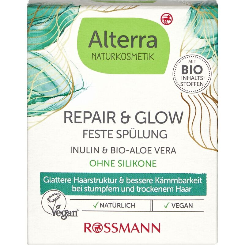 Твердый кондиционер Repair & Glow Alterra NATURKOSMETIK, 60 g
Твердый кондиционер Repair & Glow Alterra NATURKOSMETIK, 60 g