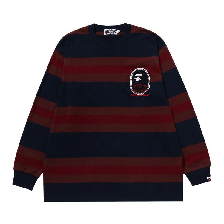 Футболка BAPE Badge Hoop Long-Sleeve Tee, Navy
Футболка BAPE Badge Hoop Long-Sleeve Tee, Navy