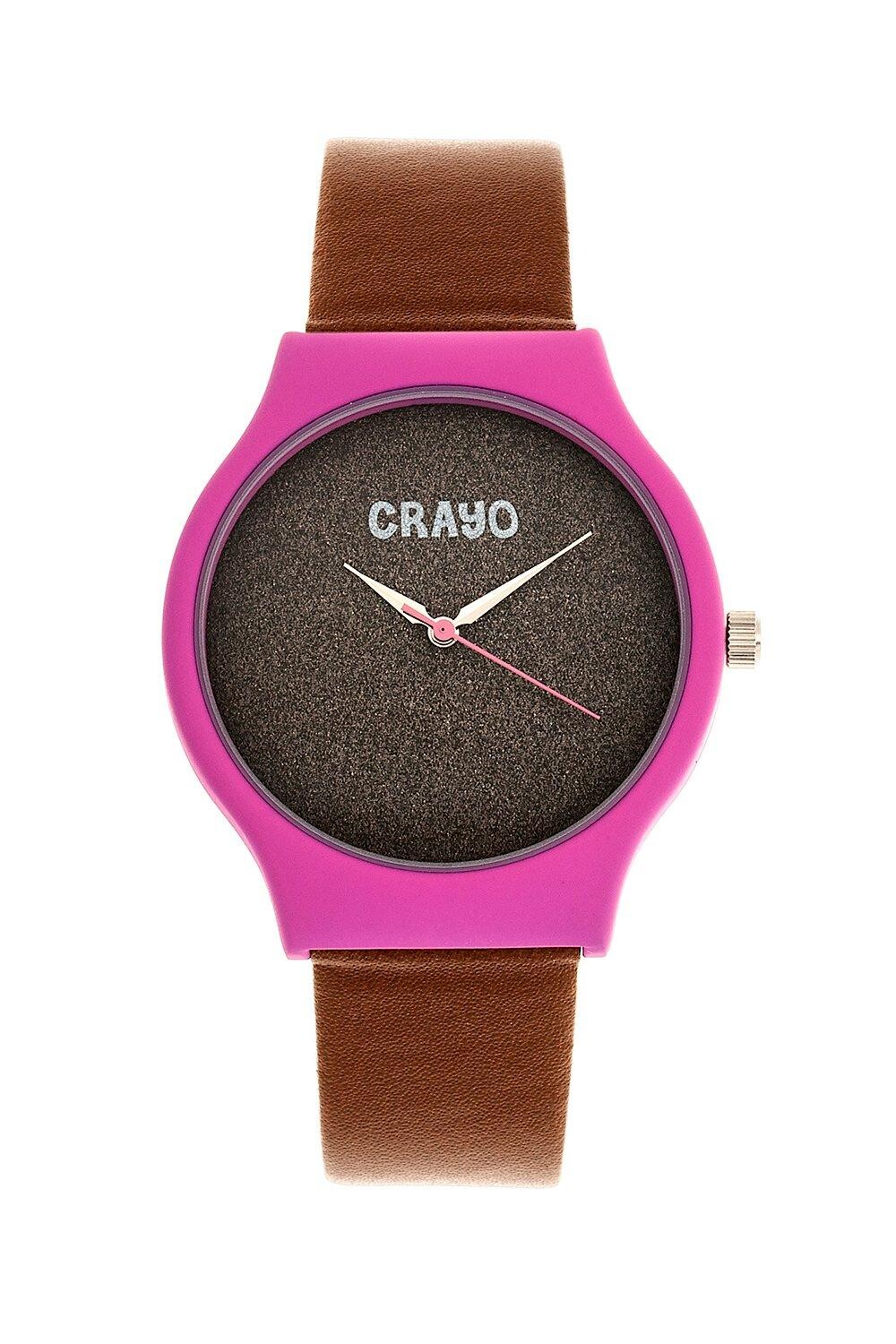 Блестящие часы унисекс Crayo, коричневый
Блестящие часы унисекс Crayo, коричневый