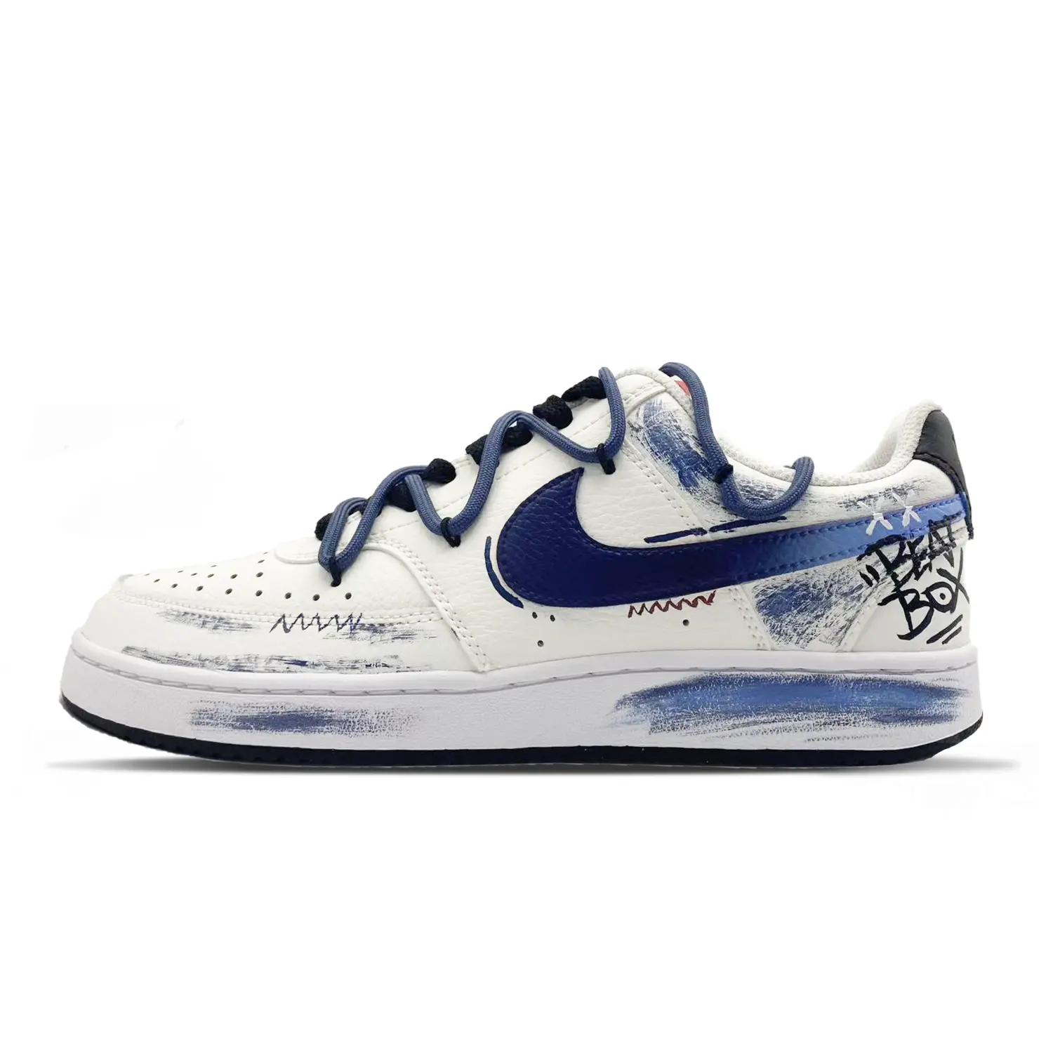 Nike Кроссовки Court Vision 1 Ink Blue устойчивые к истиранию и скольжению мужские низкие для скейтбординга бежево-голубые, цвет Beige Blue
Nike Кроссовки Court Vision 1 Ink Blue устойчивые к истиранию и скольжению мужские низкие для скейтбординга бежево-голубые, цвет Beige Blue