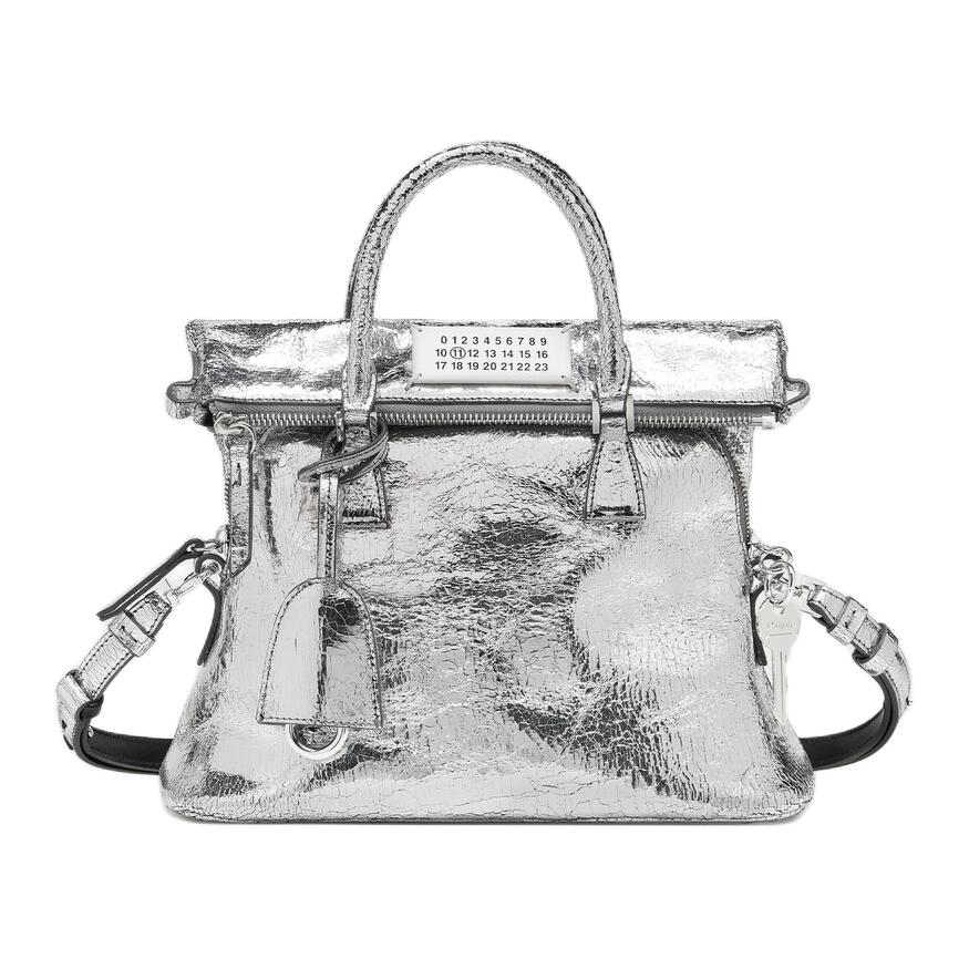 Maison Margiela Мини-сумка из коровьей кожи 5AC для женщин, серебристая
Maison Margiela Мини-сумка из коровьей кожи 5AC для женщин, серебристая