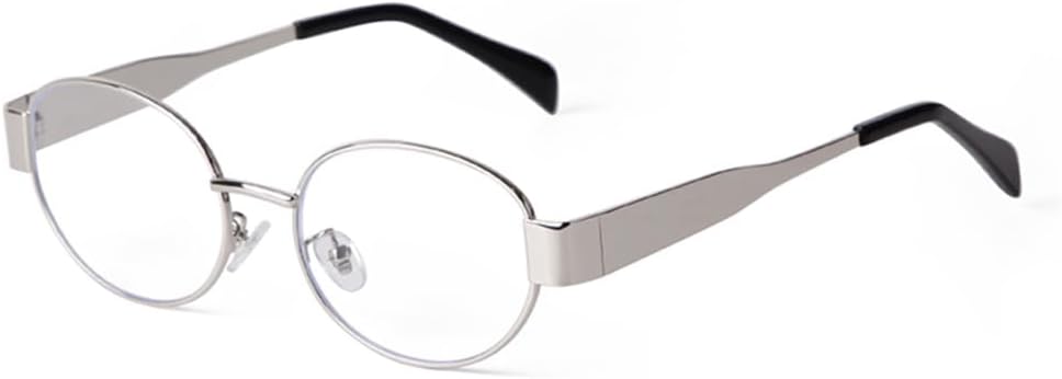 Солнцезащитные очки в металлической овальной оправе для женщин и мужчин, круглые очки для вождения, прозрачные линзы, защита от УФ-излучения UV400 для мужчин generic, C7 Silver Clear
Солнцезащитные очки в металлической овальной оправе для женщин и мужчин, круглые очки для вождения, прозрачные линзы, защита от УФ-излучения UV400 для мужчин generic, C7 Silver Clear