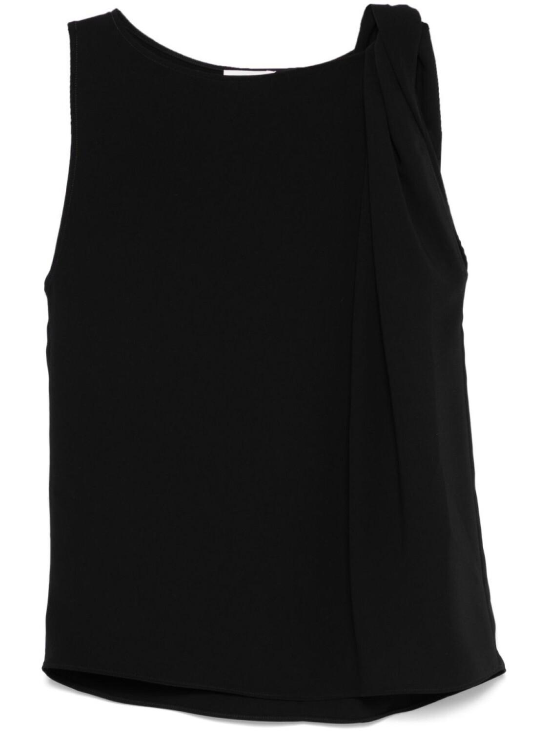 P.A.R.O.S.H. блузка из ткани кади, черный
P.A.R.O.S.H. блузка из ткани кади, черный