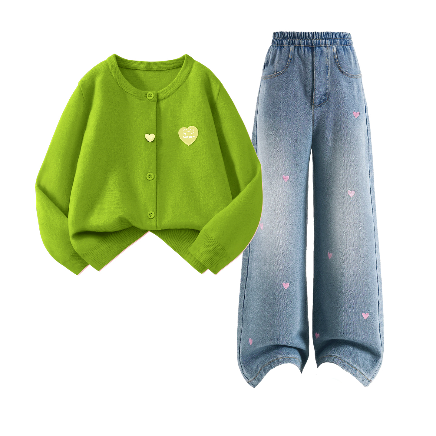 Детская повседневная спортивная одежда Disney, Dihg Heart-Shaped Hook-And-Loop K Grass Green+Solid Color Sea Salt Blue
Детская повседневная спортивная одежда Disney, Dihg Heart-Shaped Hook-And-Loop K Grass Green+Solid Color Sea Salt Blue