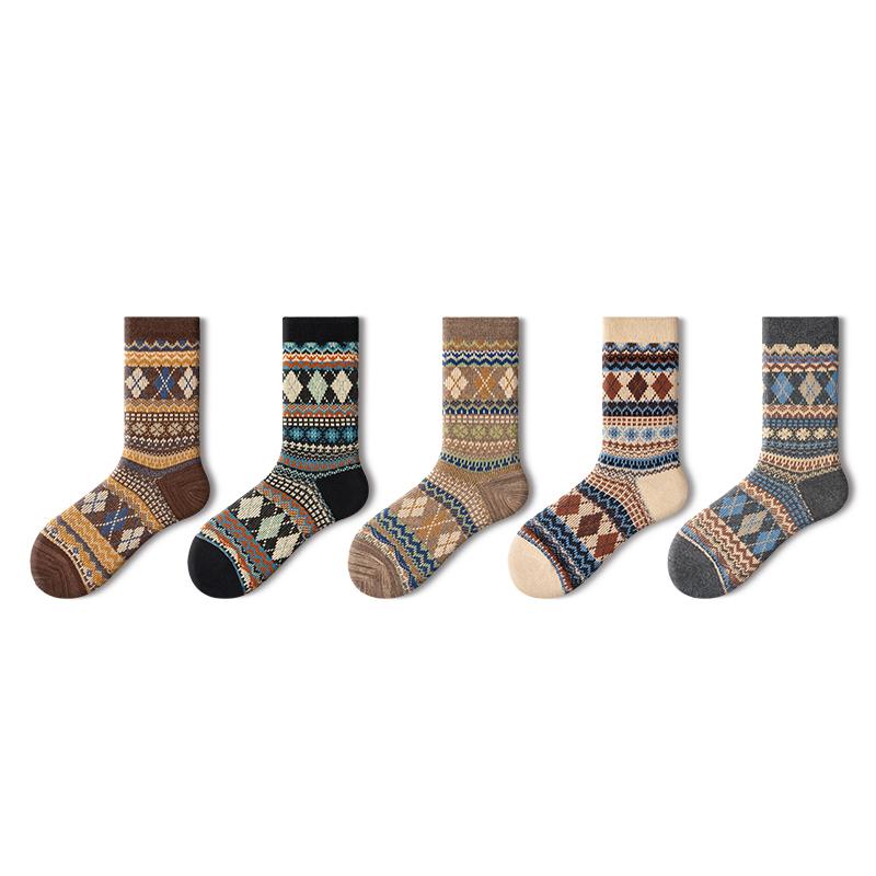Носки Crew, мужские, набор из 5 пар Primeet, Men'S Vintage Crew Socks-5 Pack
Носки Crew, мужские, набор из 5 пар Primeet, Men'S Vintage Crew Socks-5 Pack