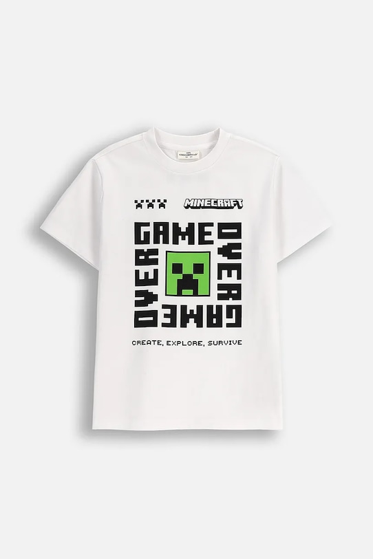 Детская хлопковая футболка Coccodrillo, белый
Детская хлопковая футболка Coccodrillo, белый