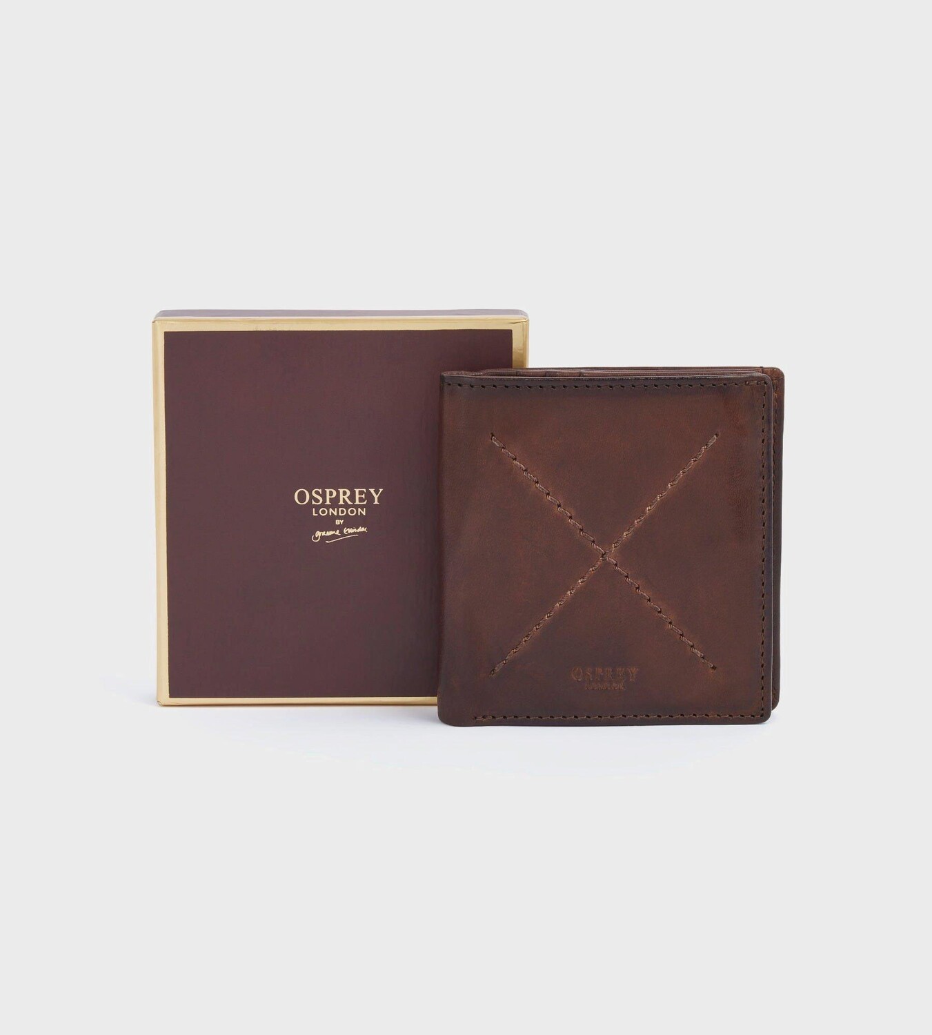 Кожаный кошелек с RFID-идентификатором X Stitch OSPREY LONDON, коричневый
Кожаный кошелек с RFID-идентификатором X Stitch OSPREY LONDON, коричневый