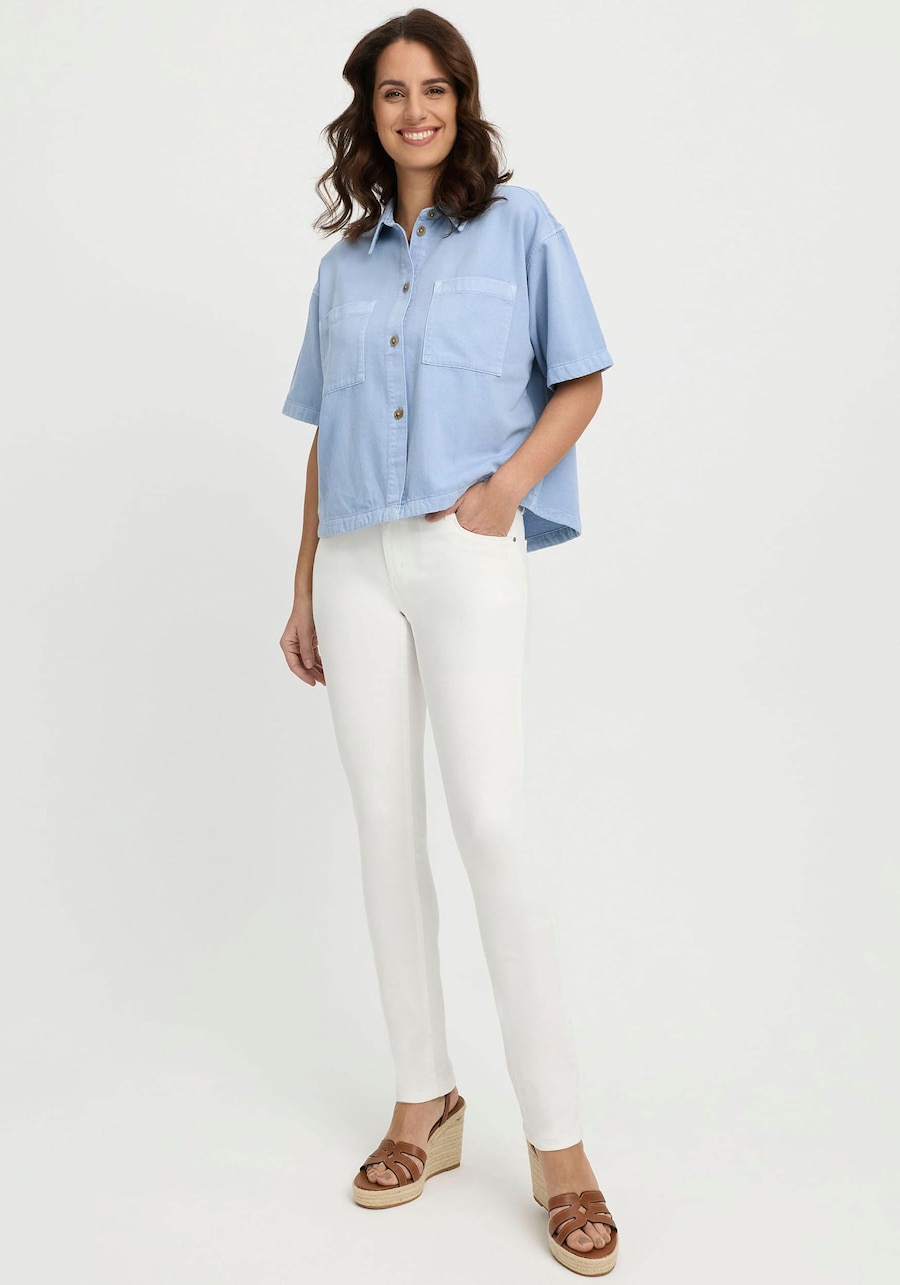Узкие джинсы wonderjeans, белый
Узкие джинсы wonderjeans, белый