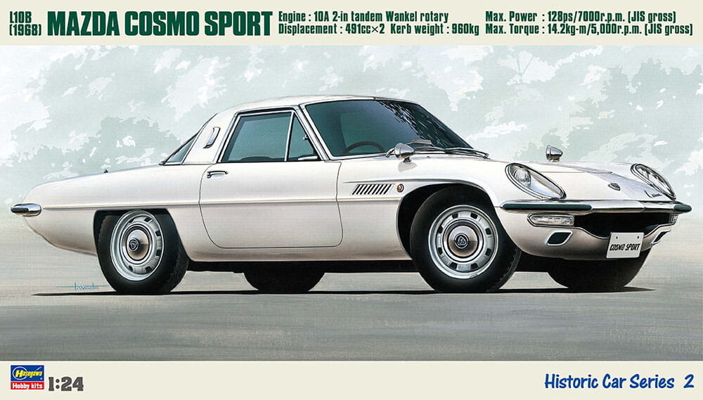 Mazda Cosmo Sport (L10B) '68 1:24 Hasegawa HC2
Mazda Cosmo Sport (L10B) '68 1:24 Hasegawa HC2