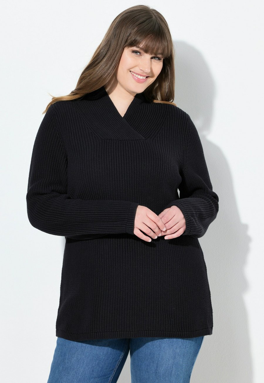 Джемпер Ulla Popken Jumper, Black
Джемпер Ulla Popken Jumper, Black
