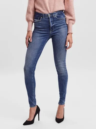 Джинсы Vero Moda с завышенной талией "VMSOPHIA HR SKINNY JEANS RI372 NOOS", синий
Джинсы Vero Moda с завышенной талией "VMSOPHIA HR SKINNY JEANS RI372 NOOS", синий