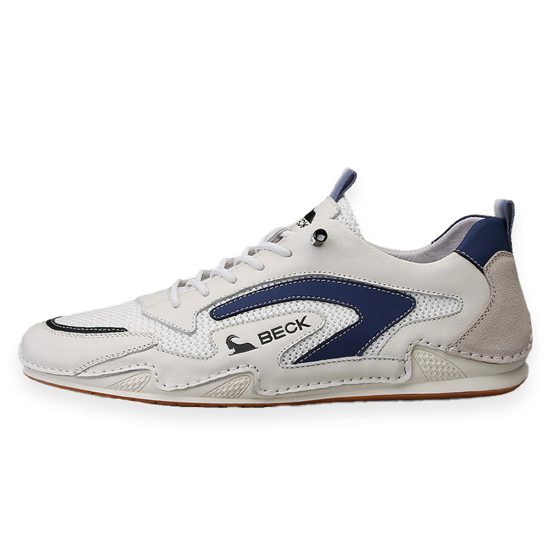 BECK Мужские бело-голубые низкие повседневные туфли устойчивые к истиранию, цвет White Blue
BECK Мужские бело-голубые низкие повседневные туфли устойчивые к истиранию, цвет White Blue