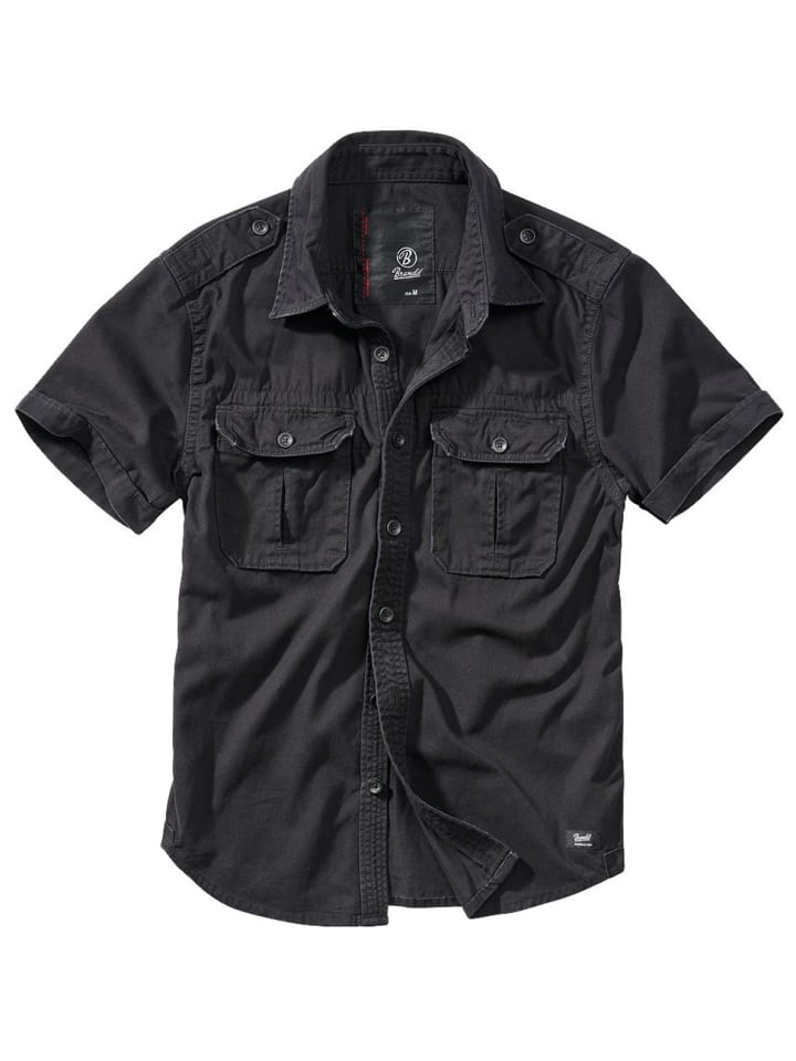 Brandit Винтажная рубашка с коротким рукавом, черная
Brandit Винтажная рубашка с коротким рукавом, черная