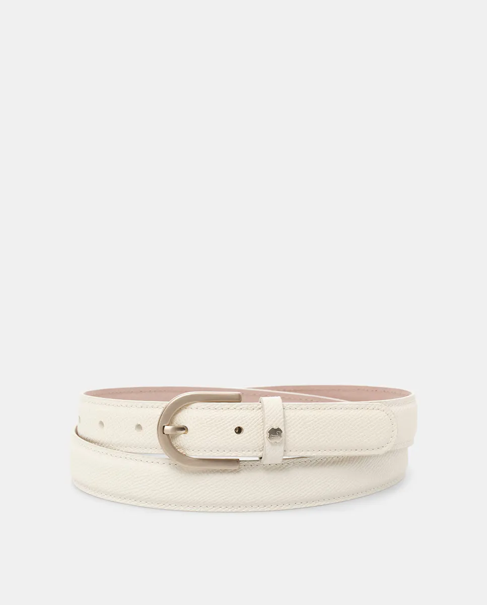 Ремень женский из коровьей кожи Ghent Lottusse, белый
Ремень женский из коровьей кожи Ghent Lottusse, белый