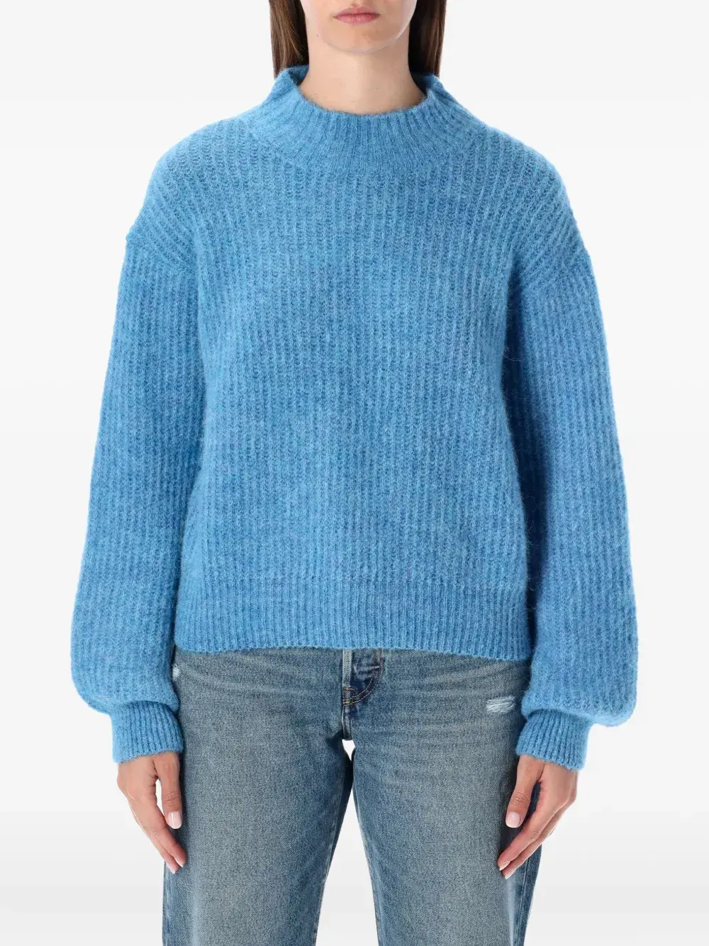 Трикотаж с высоким воротником American Vintage, синий
Трикотаж с высоким воротником American Vintage, синий