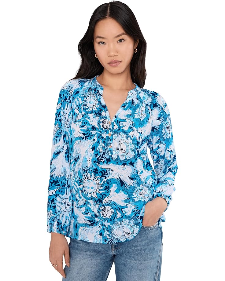 Женский топ Lilly Pulitzer Elsa, Bellevue Blue Lilly Gulls
Женский топ Lilly Pulitzer Elsa, Bellevue Blue Lilly Gulls