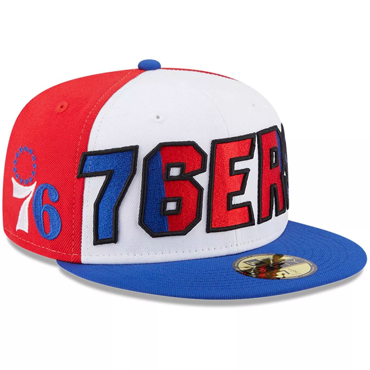 Мужская облегающая шляпа New Era White/Royal Philadelphia 76ers с задней половиной 9FIFTY
Мужская облегающая шляпа New Era White/Royal Philadelphia 76ers с задней половиной 9FIFTY