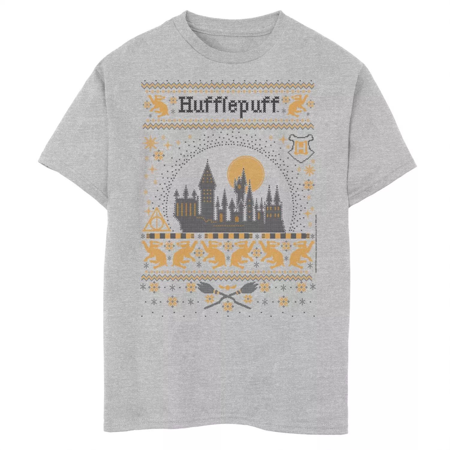 Рождественский свитер с изображением Хаффлпаффа и футболкой с изображением Гарри Поттера для мальчиков 8–20 лет Harry Potter
Рождественский свитер с изображением Хаффлпаффа и футболкой с изображением Гарри Поттера для мальчиков 8–20 лет Harry Potter